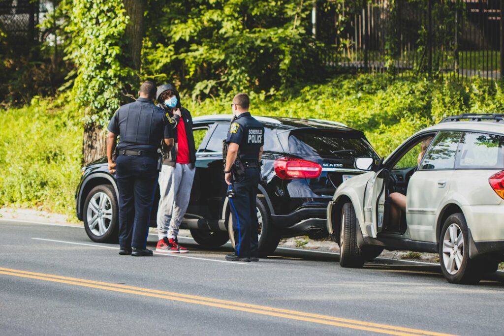 حادث مروري على طريق سريع
