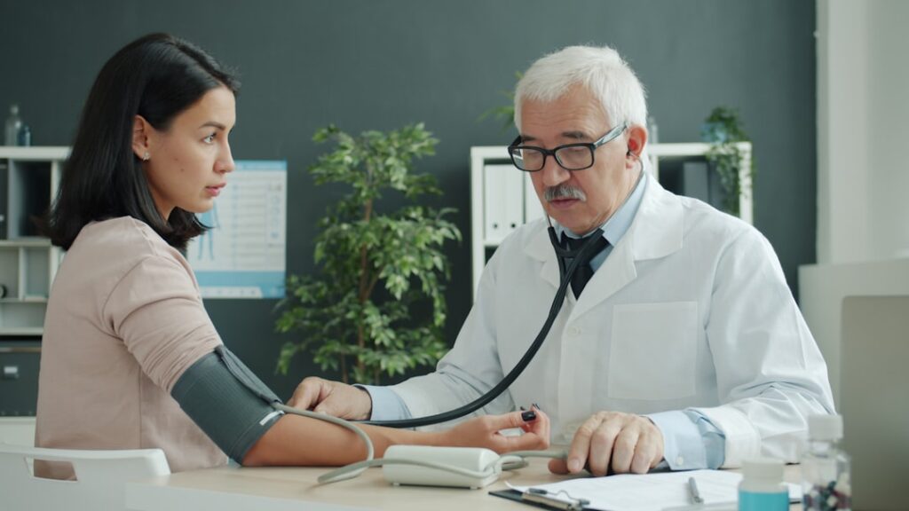 elderly healthcare doctor