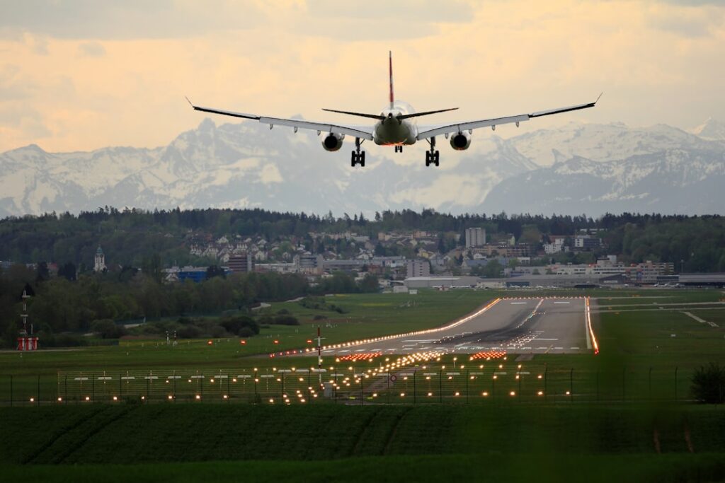 airline airplane airport
